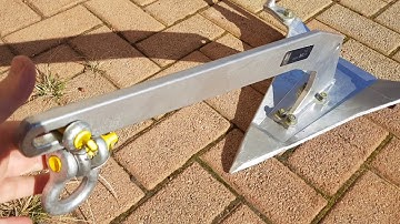 Mantus M1 25lb storm anchor, Danforth 15lb working anchor, Fortress 4lb  lunchtime anchor
