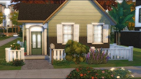 The Sims 4: Base Game Build I Starter Home I Stop Motion I NO CC