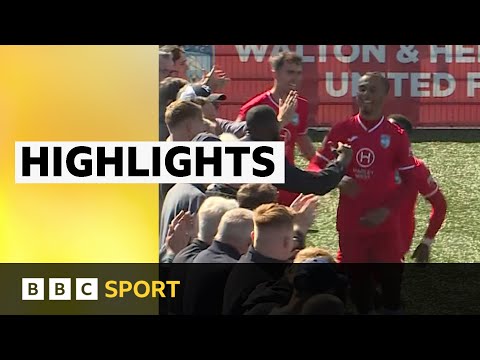 Fa cup: walton & hersham 2-2 chatham highlights | bbc sport