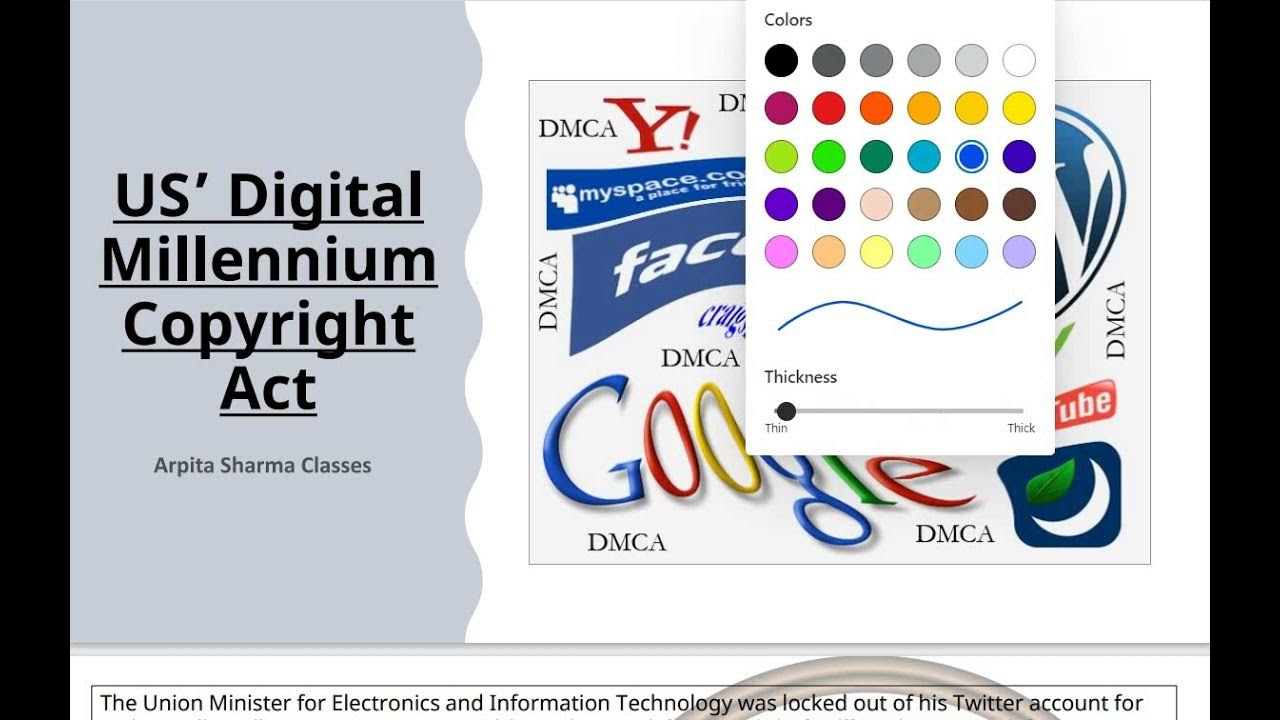 US Digital Millennium Copyright Act YouTube
