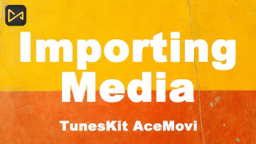 03 Importing Media | TunesKit AceMovi Tutorial
