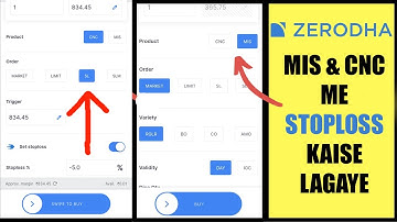 Zerodha Me StopLoss (SL) Kaise Lagaye 2022
