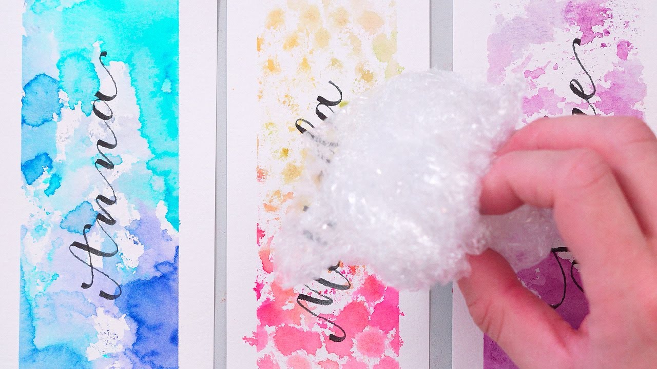 Der Folien-Trick für bunte Karten 🤩