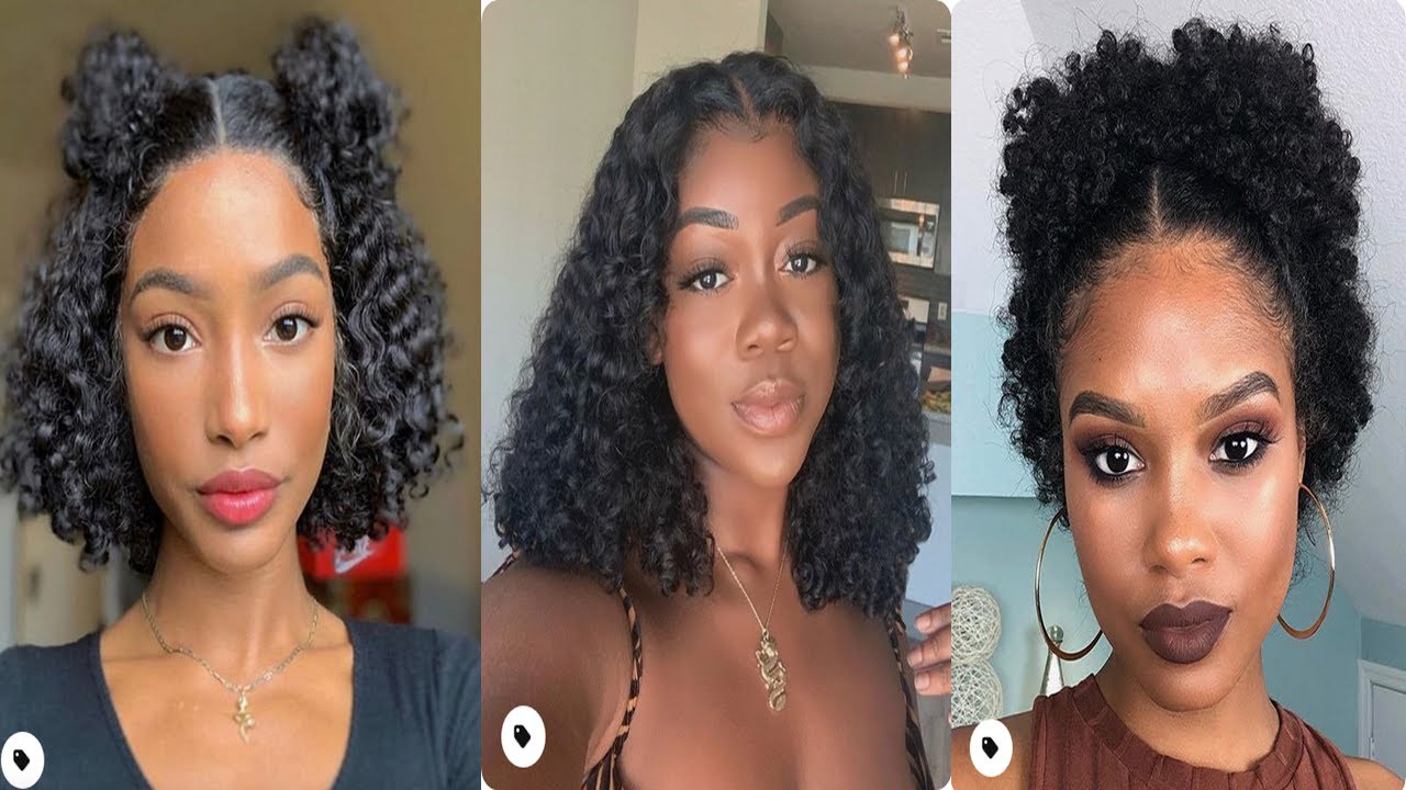 Be Gorgeous And Charming | For Black Women Natural | Curly Hairstyles ...