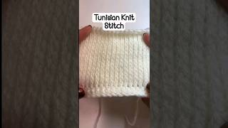 Tunisian Knit Stitch Crochet #crochet #crochetpattern #crochetstitch #tunisiancrochet