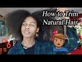 How to Trim Natural Hair