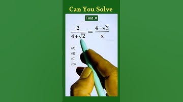 Can you solve this very nice square root basic algebra math question #algebra #mathematics