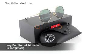 Ray Ban Round Titanium RB 8147 913658