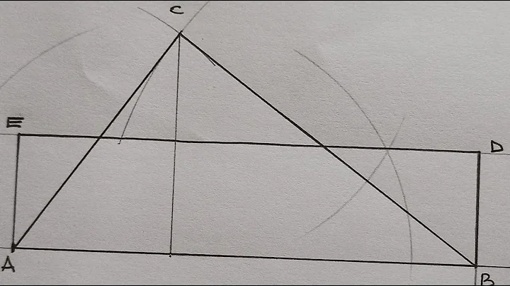 Constructing a Rectangle of Area Equivalent to a Given Triangle