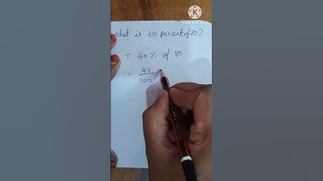 Find the value of the given percentage - Maths / Percentage / 🖋🖋🖋