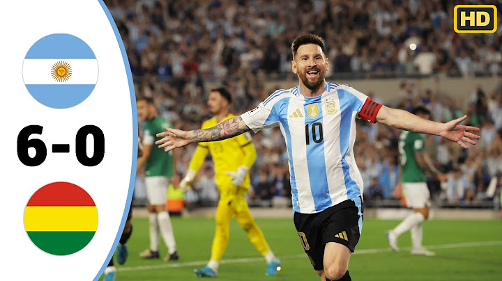 MESSI HATTRICK | ARGENTINA vs BOLIVIA 6:0 |  World Cup qualifier Highlights