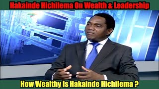 Famous Hakainde Hichilema On Wealth & Leadership In Africa Net Worth