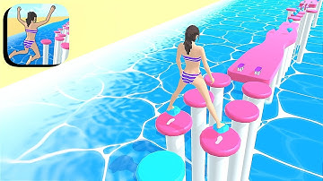 Hopscotch Run ​- All Levels Gameplay Android,ios (Part 11)