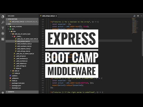 Express boot camp - middleware