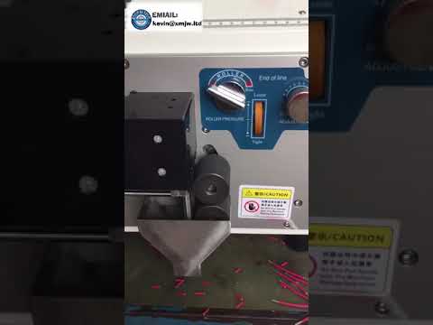 ST-802 Flat Wire 2-Pin Stripping Machine, Touch Screen, 220V Cable Cutting and Stripping