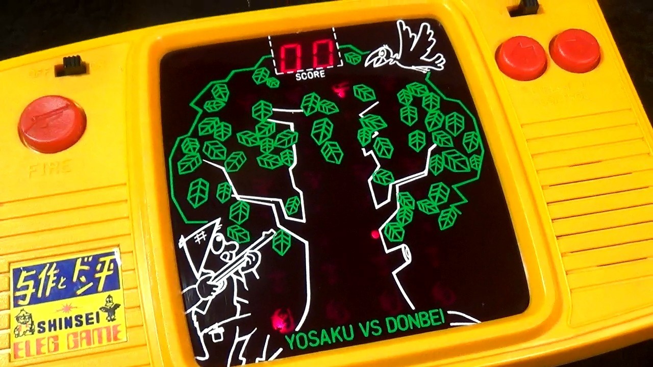 LEDゲーム】シンセイ 与作とドン平 カラス シューティング 和風