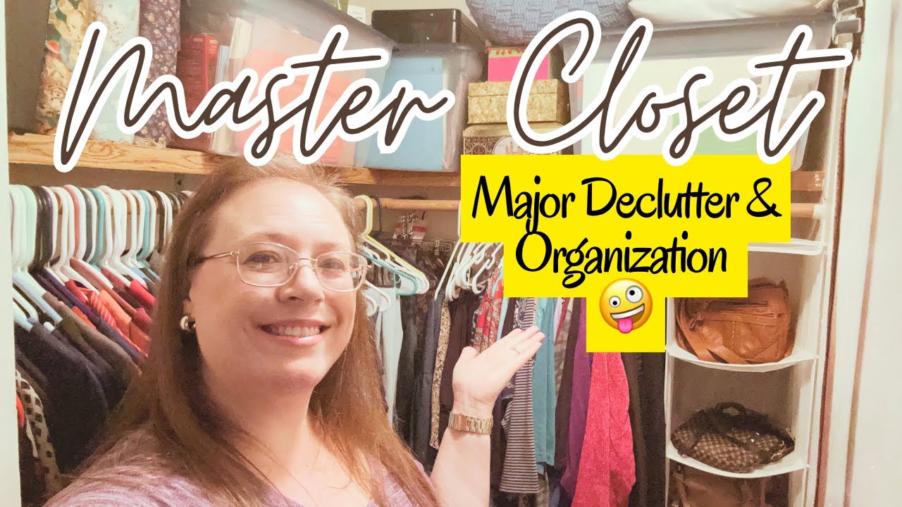 Master Bedroom MAJOR Closet Declutter & Organization #declutter # ...