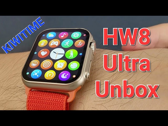 KIWITIME HW8 Ultra Smart Watch Unbox-45mm Smartwatch AOD Watch Ultra Copy HW7 HW8 Max Sport Version class=