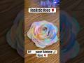 How to Make a Rainbow Rose 🌹 with Paper | Easy DIY Craft Idea ✂️ #craft #shorts