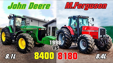 Largest John Deere of 8000 series (8400) VS Largest M.Ferguson of 8100 series (8180)[Ult/Comparison]