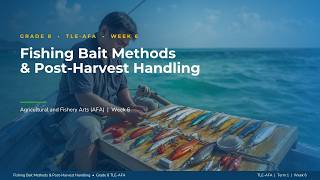 Grade 8 TLE-AFA | Week 6 | Fishing Bait Methods and Post-Harvest Handling Activities
