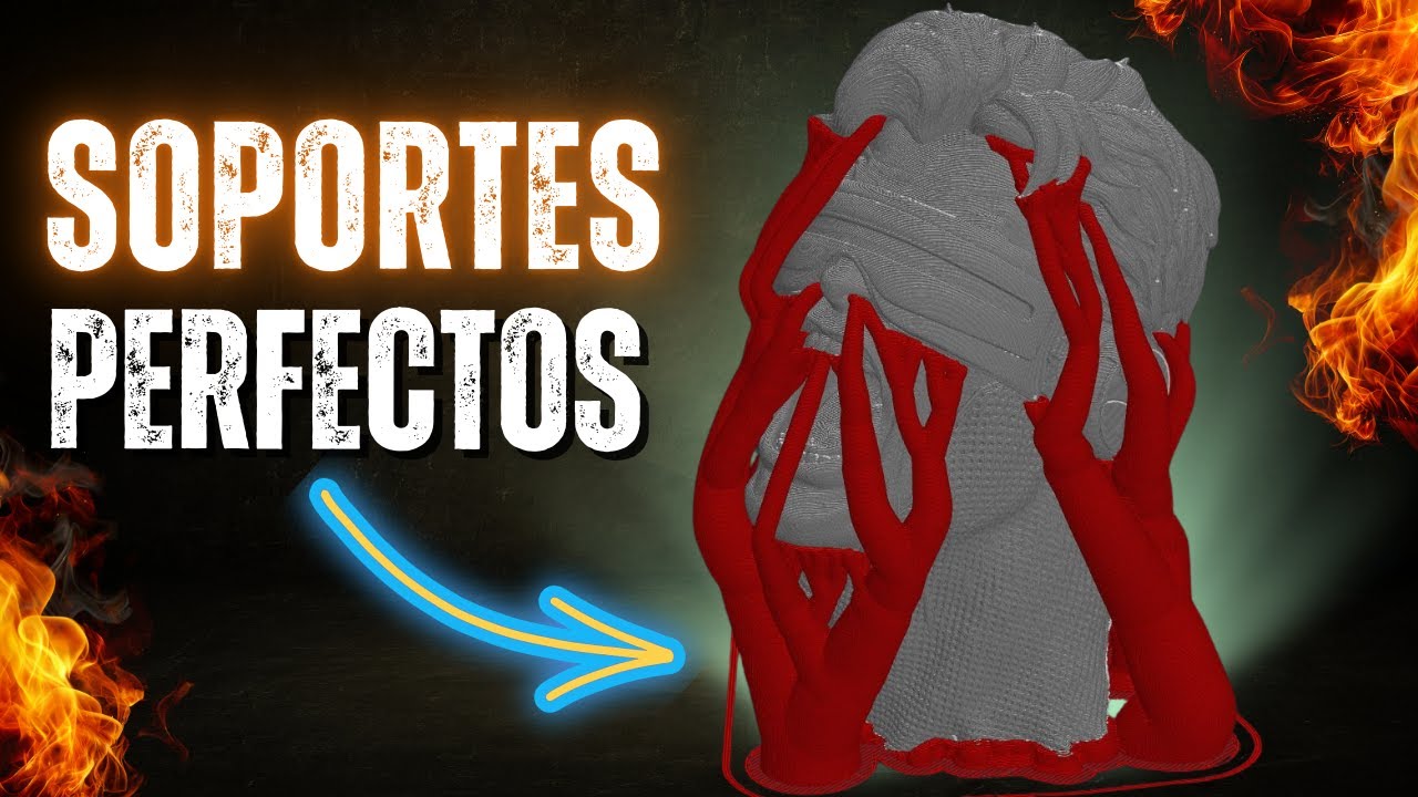 🔥+5 CLAVES para poner SOPORTES en Impresión 3D │ Cómo configurar SOPORTES con ORCA SLICER