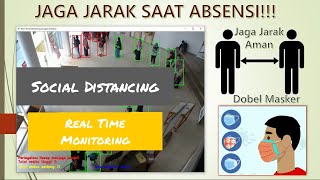 Social Distancing Real Time Monitoring  | Windows10 OpenCV