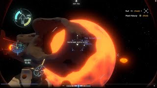 Gravity Jump to Interloper (Outer Wilds)