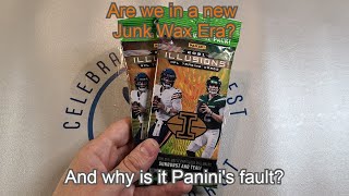 Opening two packs of 2021 Illusions Football - are we in a new Junk Wax Era