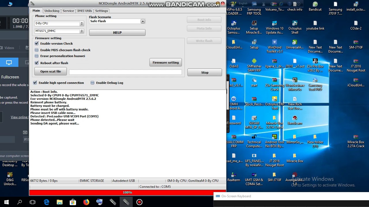 Symphony V47 Frp lock remove by Nck .....