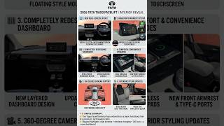 Tata Tiago Facelift 2026 Interior REVEALED 🔥 Dual Screen, 360 Camera &amp; More!