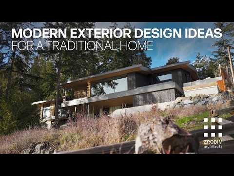 Modern exterior design ideas for a traditional home