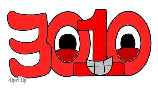 Esperanto Number Traffic 3001-3010 DJ1 Nocorrian-Corrian Three Thousands