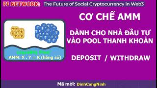 Pi Network: Cơ chế AMM dành cho nhà đầu tư. Cách đầu tư vào một Pool thanh khoản để lấy lời