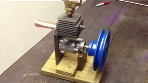 Weedwacker steam engine