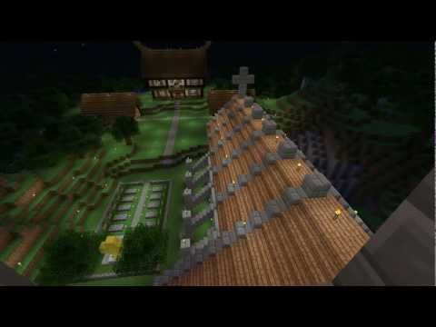 Minecraft stavby 5 - Hrad a mlyn - server SWOR  Doovi