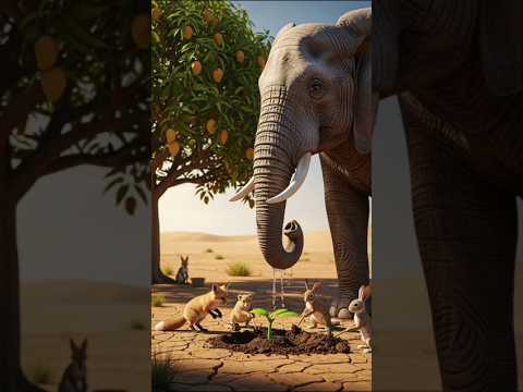👉“हाथी ने बचाया एक आम का पेड़… जिसे देखकर आपकी होश उड़ जाएँगी 😱🌳"#shorts #shortvideo #short