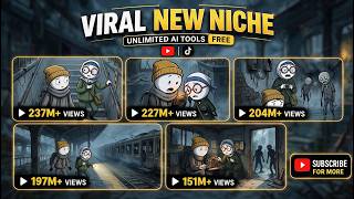 🔥This AI Niche Went VIRAL! 😱 75K Subscribers With Only 8 Videos | Create Viral 2D Animated Videos