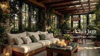 Chill Morning Jazz In Sunlit Space | Soft Jazz Ambience In Secret Garden For Work, Reading & Rela... screenshot 5