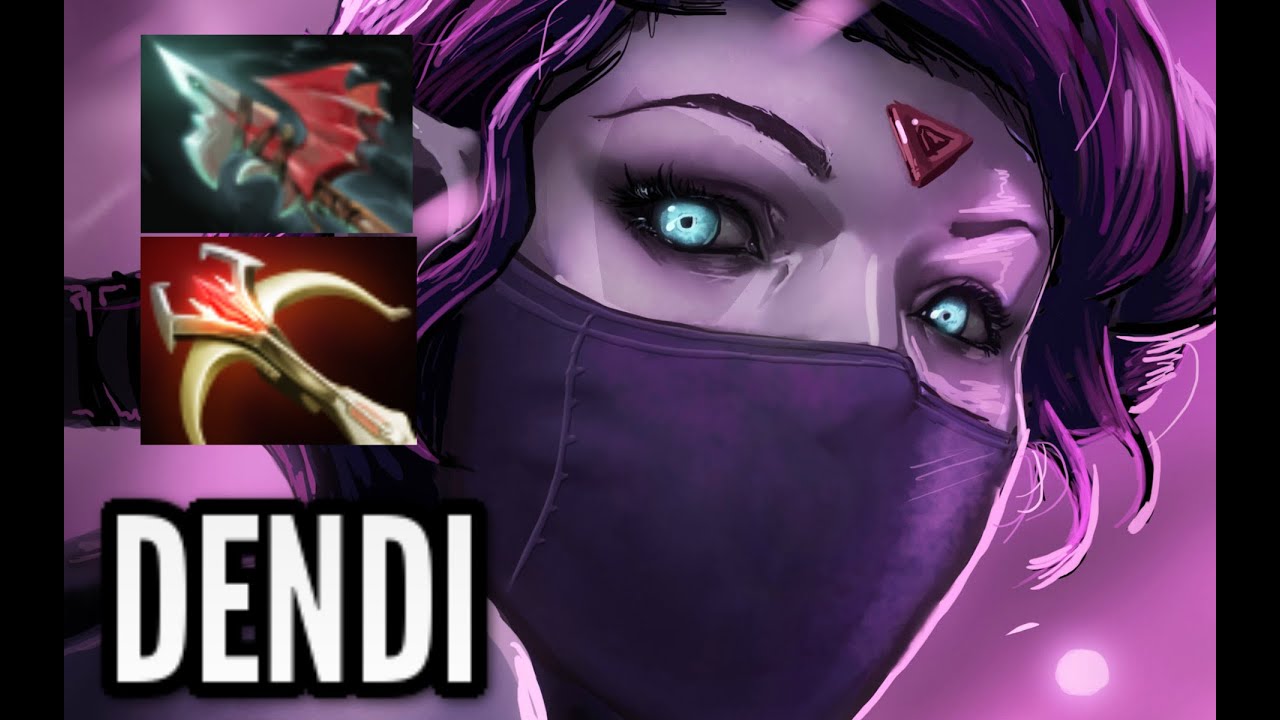 Dendi - TA Hurricane Pike Killer Build  vs  Puck -  Ranked Match  Gameplay Dota 2