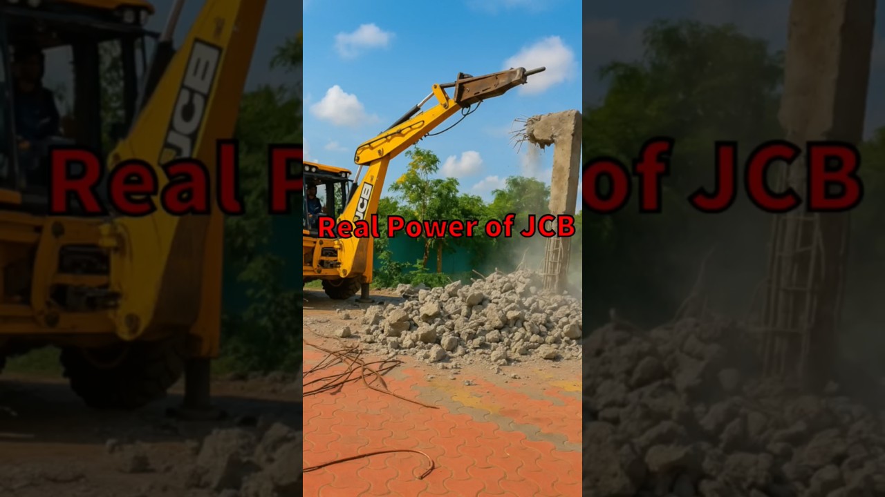 🚜 Jcb 3dx Breaker Work 