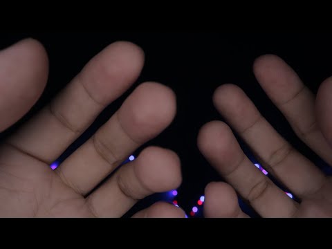 ASMR Hand movements/ Face touching with Trigger Words (Behind you)