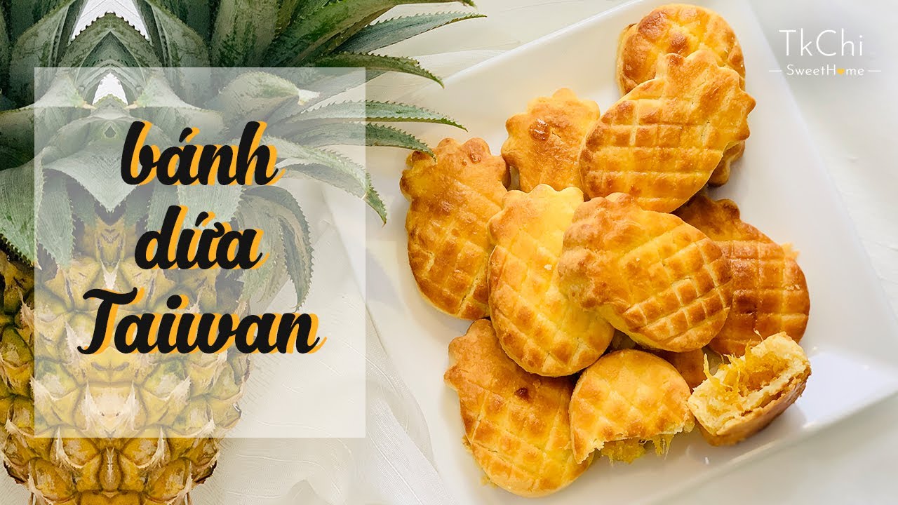 LÀM BÁNH DỨA ????ĐÀI LOAN SIÊU ĐÁNG YÊU Không cần lò... - youtube