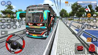 Bus Darthvader Tunggal Jaya 18 Corong Lewat Jembatan Cantik Bareng Maudi screenshot 3