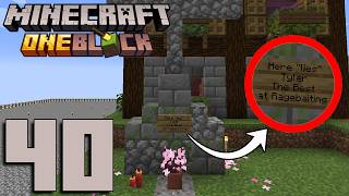 TYLERS FUNERAL | Minecraft: One Block Multiplayer - EP 40 (Finale)