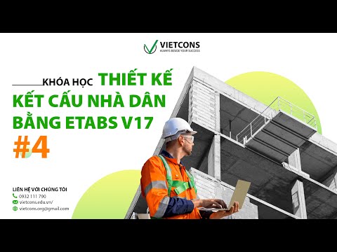 Video #4 Thiết kế kết cấu nhà phố bằng ETABS v17 0 1 - youtube