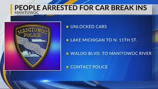 Arrests made in Manitowoc following car break ins Profile