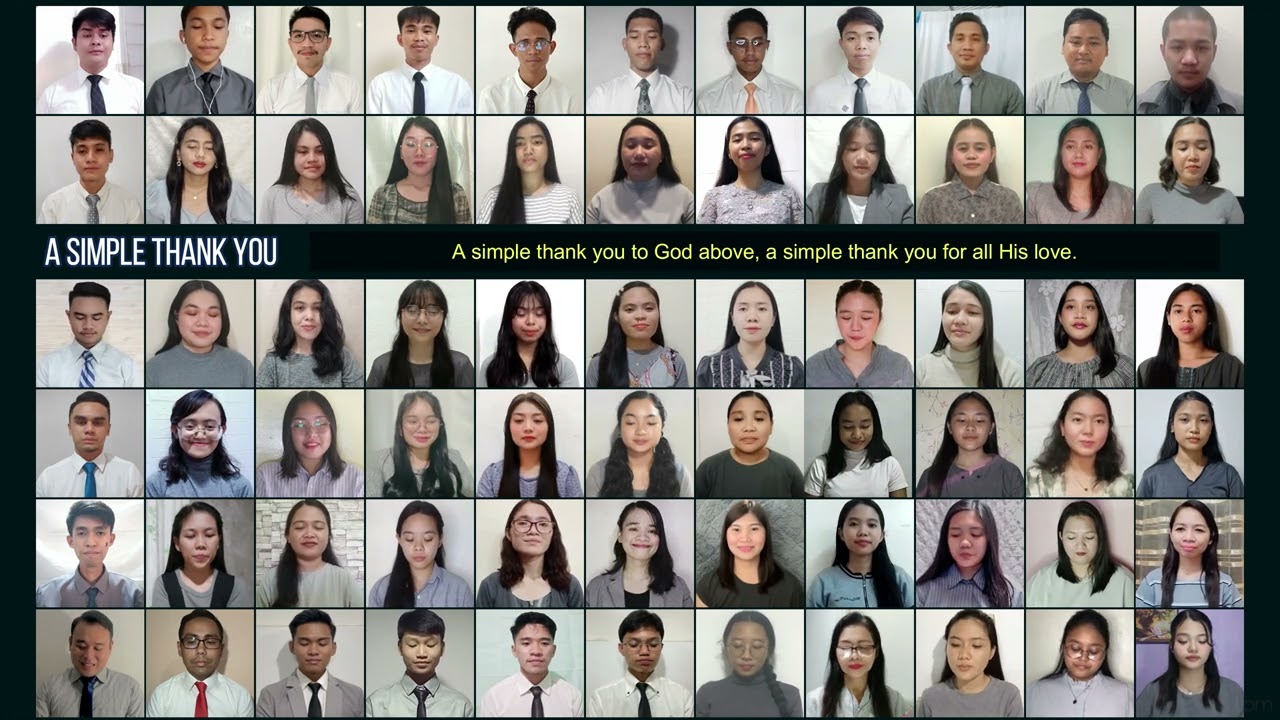 A Simple Thank You | Baptist Music Virtual Ministry