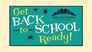 Back To School with MCPL