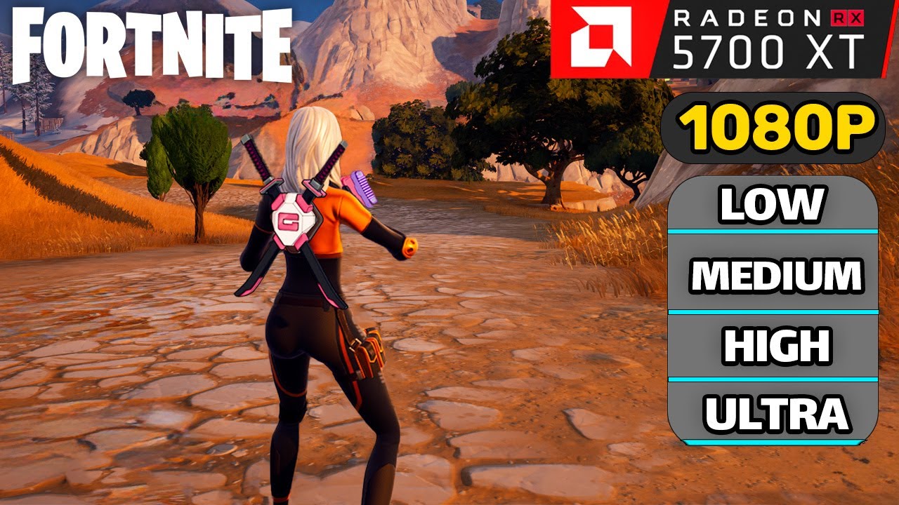 Fortnite RX 5700 XT | i3 12100f | 1080p